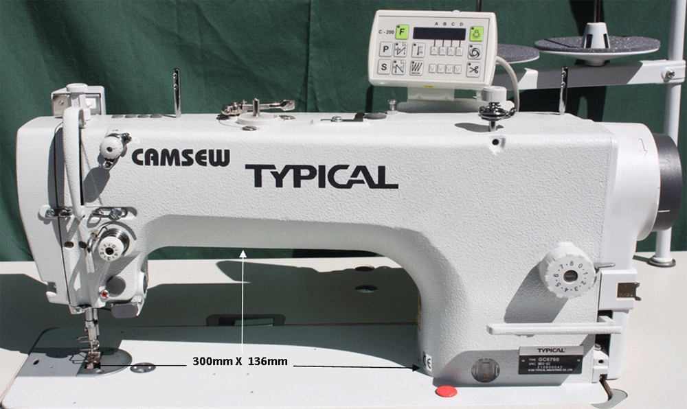 Typical industrial Sewing machine automatic thread trim