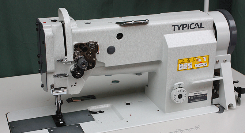 Typical compound feed.Load bobbin industrial sewing machine