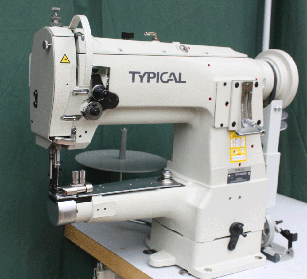 Typical industrial sewing machine