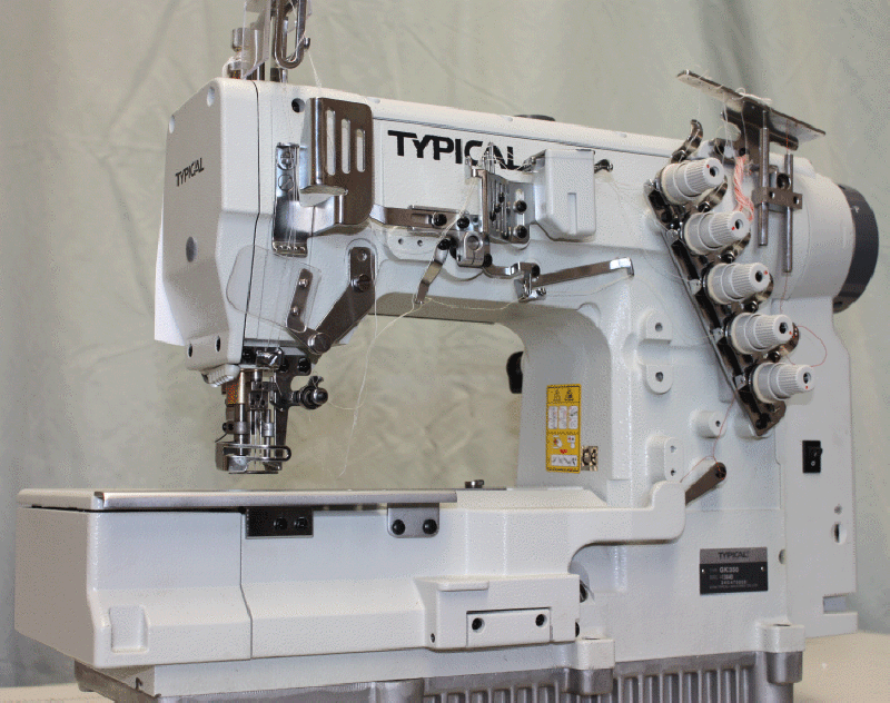 Typical of the stitch machine